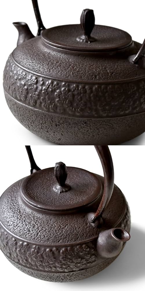新品　１.８L　コシキ桜　南部鉄瓶　鉄瓶 新品1.8Lコシキ桜南部鉄瓶鉄瓶